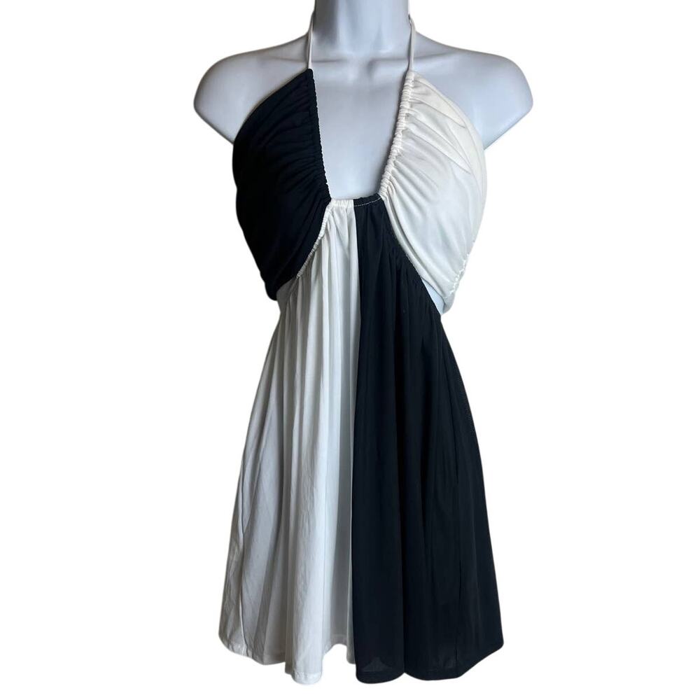 NWT STAUD Color Block Mini Dress Coverup Sz. S